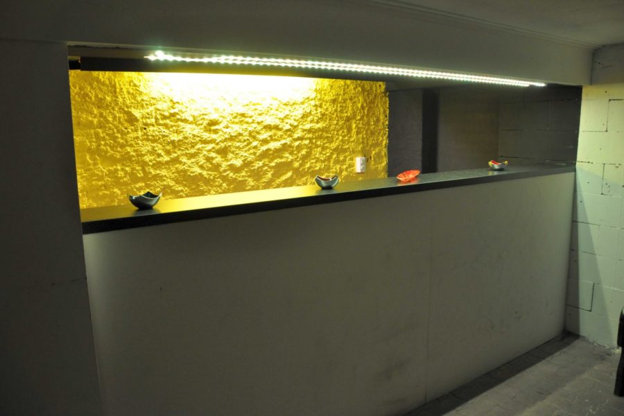 Rheinbundhaus Bar LED gelb